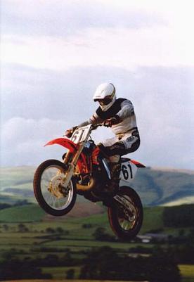 Sean Grosvenor at a Rhayader motocross meeting