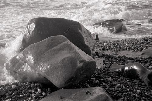 The Irish Sea at the Dysynni estuary