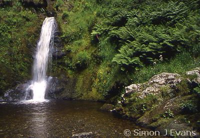 Pistyll Rhaeadr waterfall