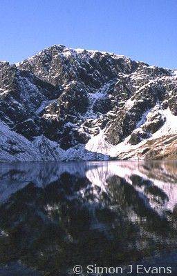 Snow on Cwm Cau, Cadair Idris (Cader Idris) 