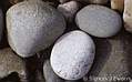 Round pebbles on a beach