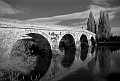 The old bridge over the river Severn at Atcham, near Shrewsbury