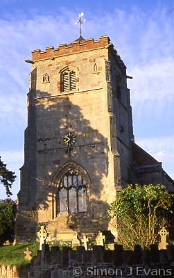 St Andrew's church in Wroxeter