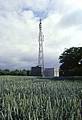 Mobile phone mast by the Severn Way at Montford Bridge
